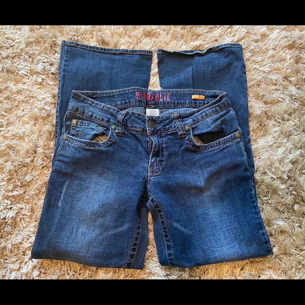 Hydraulic women’s jeans, size 13/14/short, boot cut, length 29”